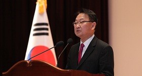 유일호 국토교통부장관 취임식