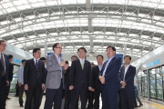 강호인장관, 인천경제자유구역 스마트 도시 센터 및 인천공항 자기부상철도 점검