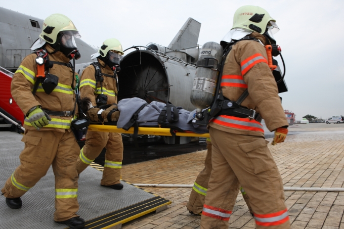 강호인 장관, 항공사고 재난대응 훈련