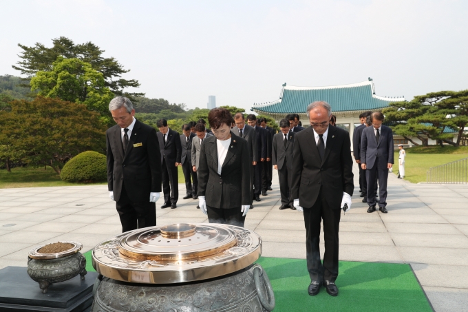 김현미장관, 국립서울현충원 참배 - 포토이미지