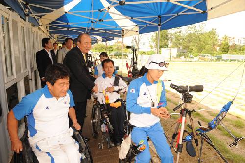 장애인올림픽 대표선수 격려 (2008/08/19) - 포토이미지