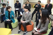 김현미장관, 해외건설 마이스터고 입학식 및 학생과의 대화