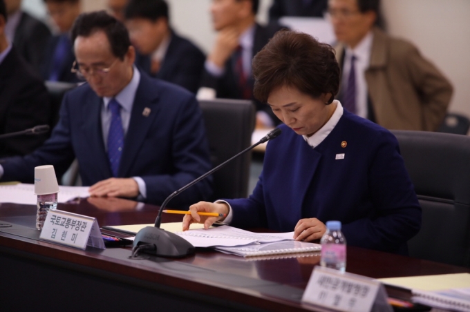 김현미 장관, 새만금 현장 방문