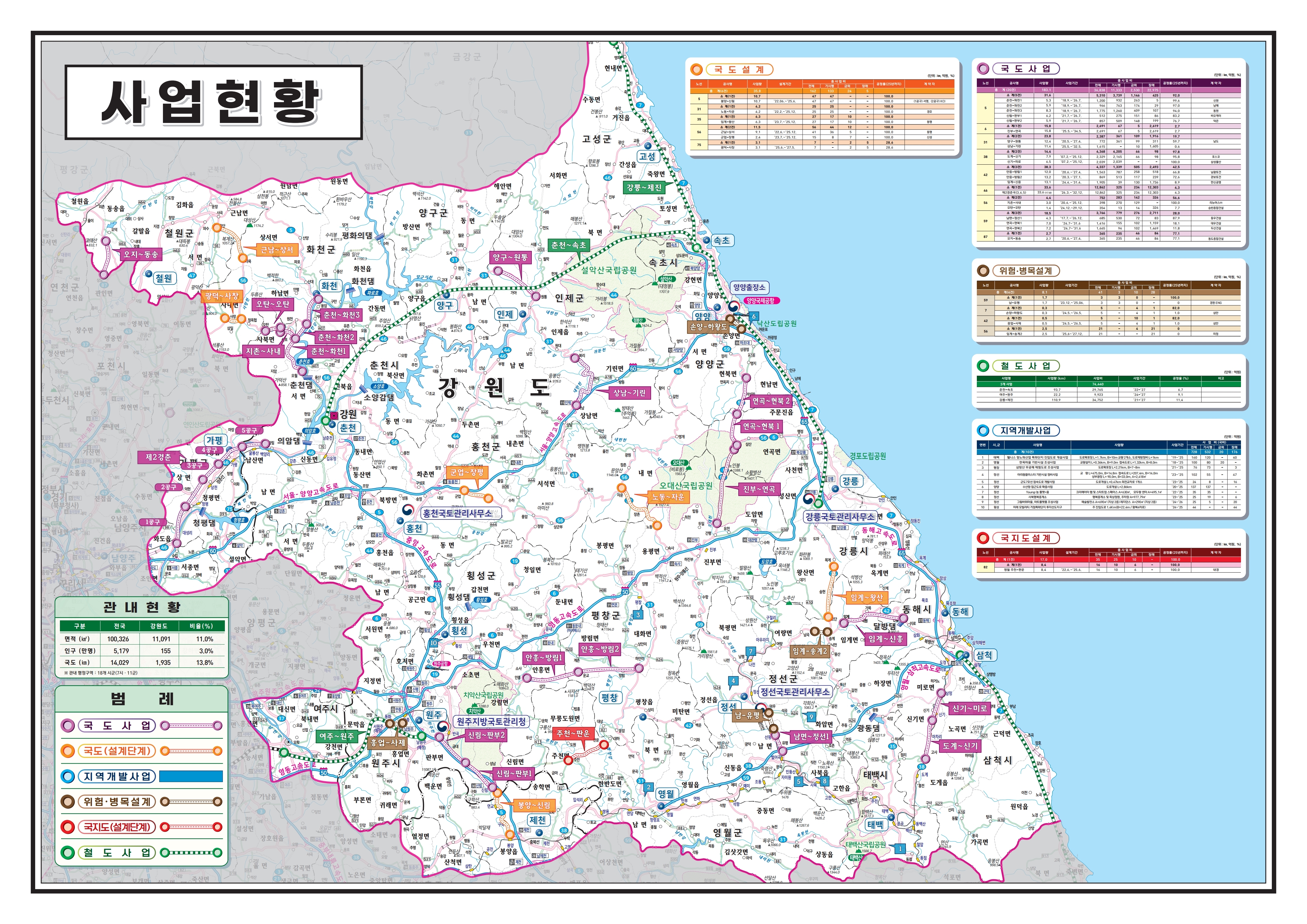 관내도로 현황도