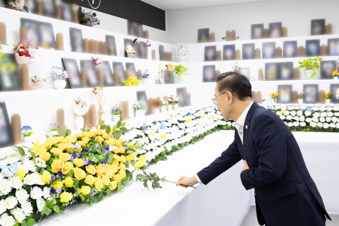 무안공항 현장점검 및 유가족 면담 - 포토이미지