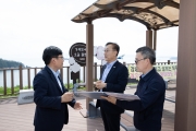 가덕도신공항 현장점검 - 포토이미지