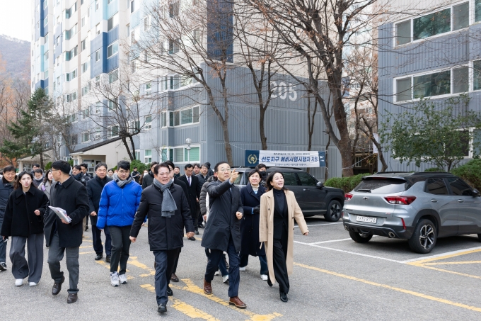 평촌 정비사업 현장방문 - 포토이미지