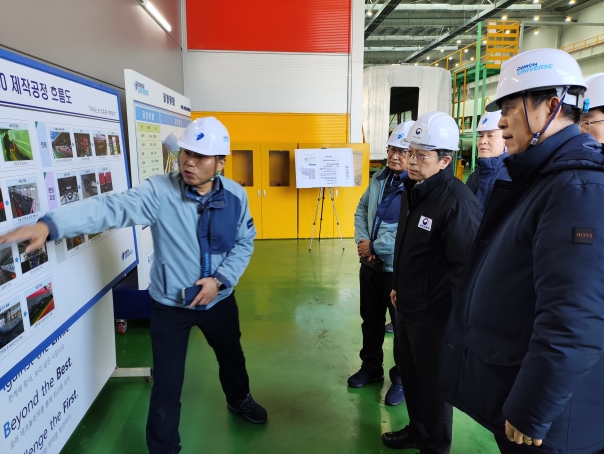 홍지선 2차관 다원시스 정읍공장 현장 점검 - 포토이미지
