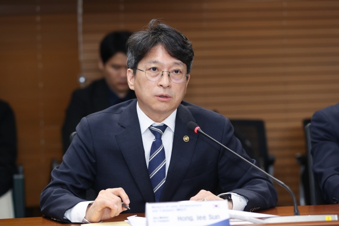홍지선 제2차관 타지키스탄 교통부 차관 면담 - 포토이미지